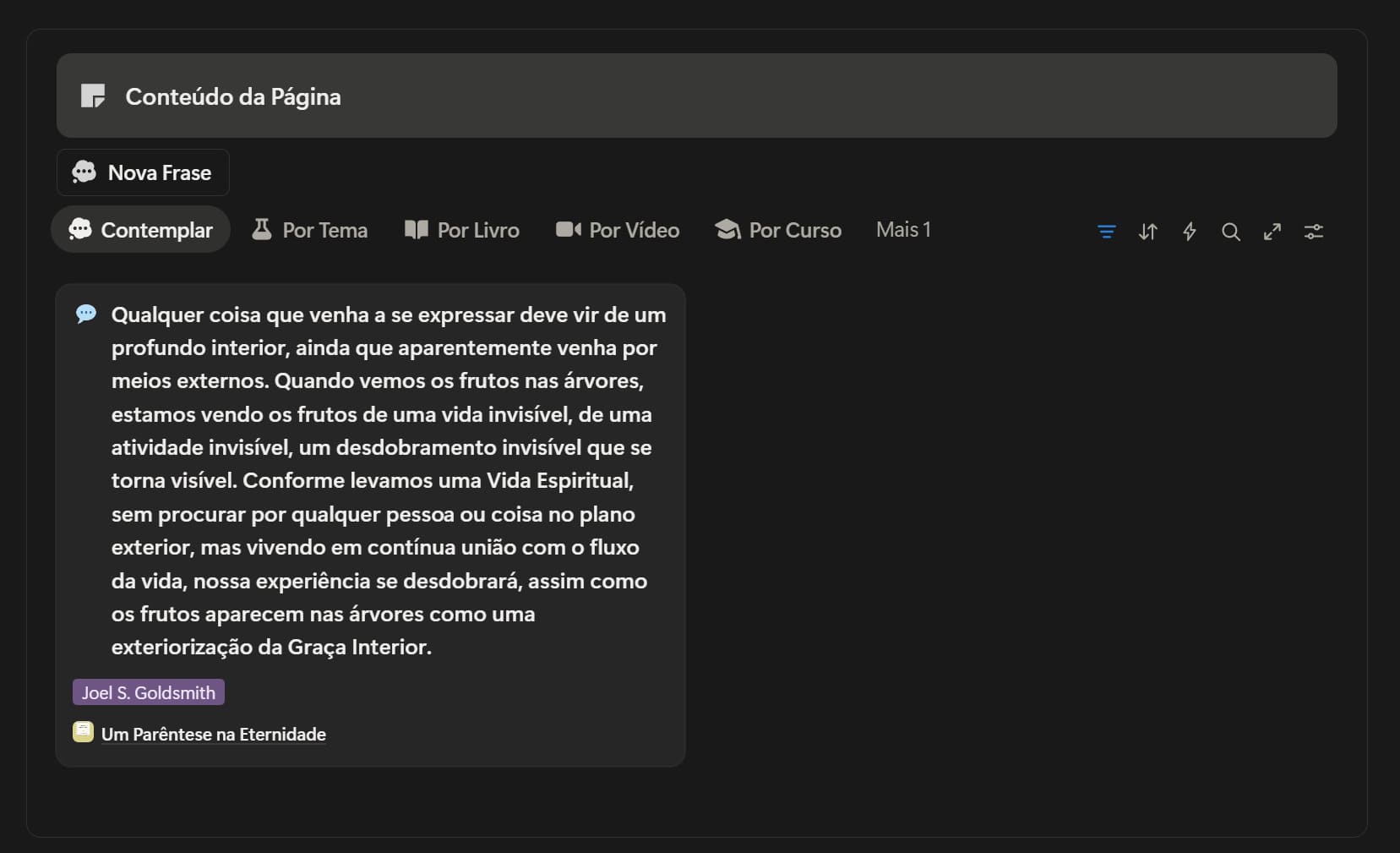 Sistema de Segundo Cérebro - tela 5